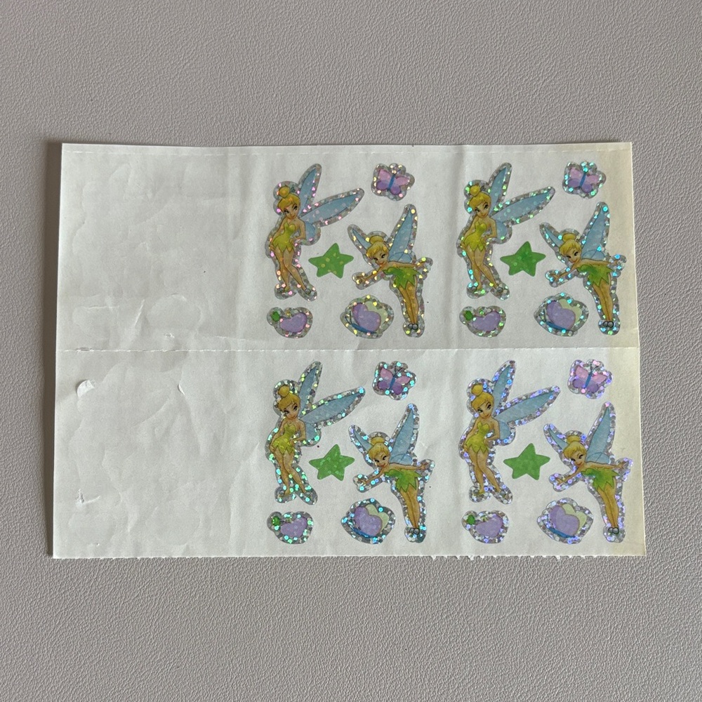 Vintage Sandylion Tinkerbell Glitter Stickers (4)
